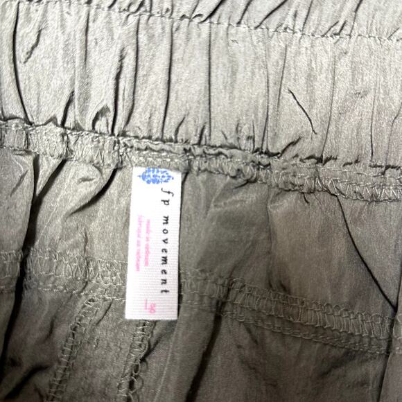 Free People Movement Army Green Nylon Joggers - Picture 4 of 7